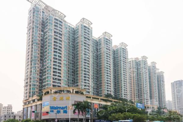 金港華庭|地鐵壹號線+碧海灣公園+沃爾瑪=精裝三房兩浴